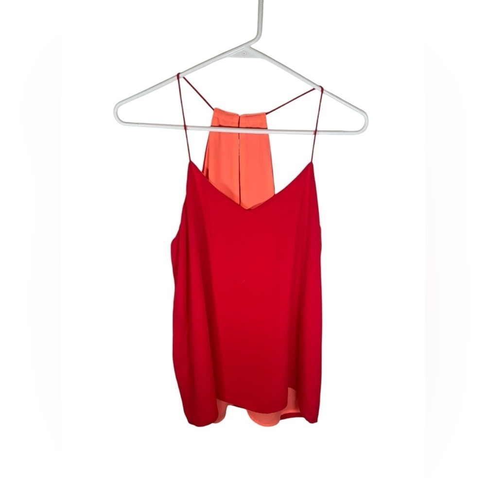 Express red and pink reversible camisole tank top